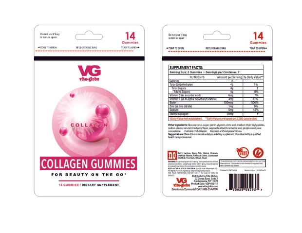 Collagen Gummy Vitamin Pouches