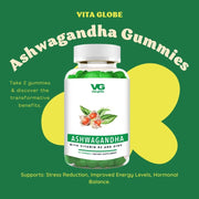 Vita Globe Ashwagandha gummy vitamins stress relief 