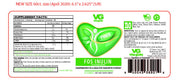 Vita Globe FOS Inulin Sugar Free Fiber gummy vitamins supplement facts