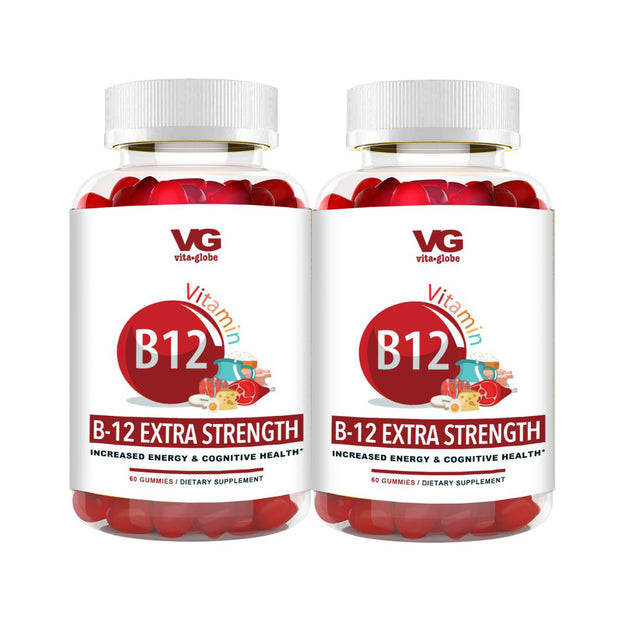 Vita Globe B-12 gummy vitamins 2 pack