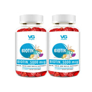 Vita globe biotin gummy vitamins 2 pack