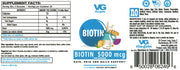 Vita globe biotin  supplement facts
