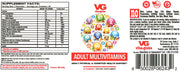 Vita globe adult multivitamin gummies supplement facts
