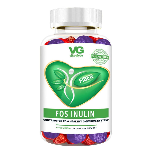 Vita Globe FOS Inulin Sugar Free Fiber gummy vitamins