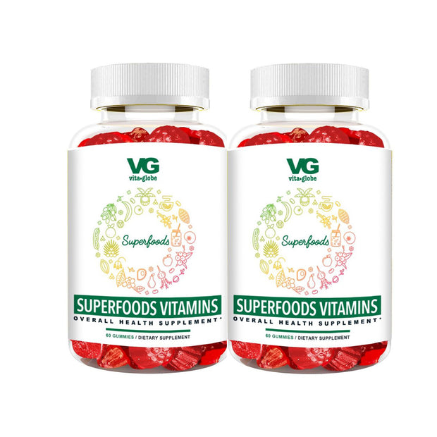 Vita Globe Super food gummy vitamins 2 pack