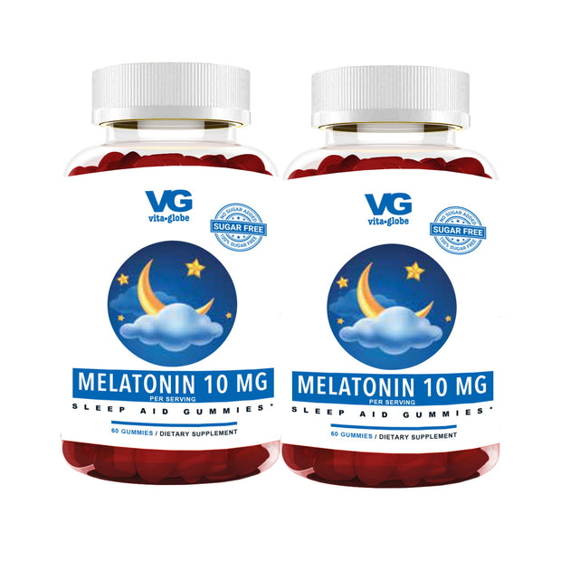 Vita Globe sugar free melatonin gummy vitamins 2 pack