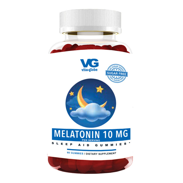 Vita Globe Melatonin 10mg sugar free gummy vitamins