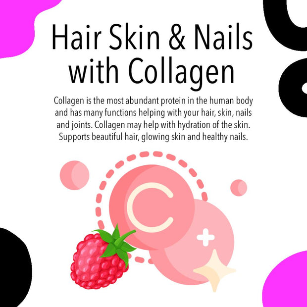 Vita Globe Hair, Skin and Nails with collagen gummy vitamins benefits