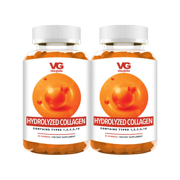 Vita Globe Hydrolyzed Collagen gummy vitamins 2 pack