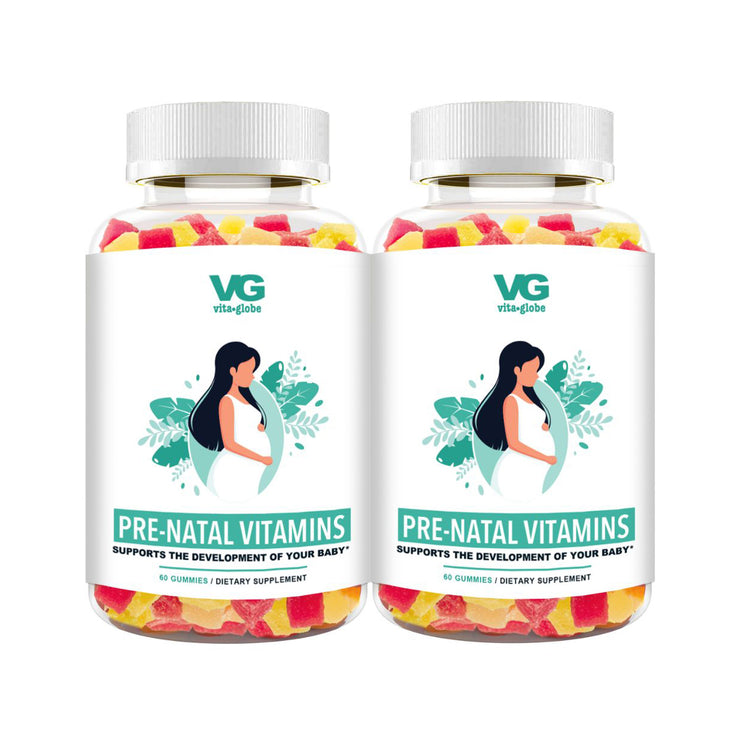 Vita Globe Prenatal Fish Oil gummy vitamins 2 pack