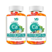 Vita Globe Calcium 500mg gummy vitamins 2 pack