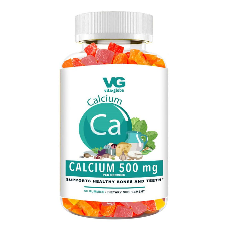 Vita Globe Calcium 500mg Gummy Vitamins
