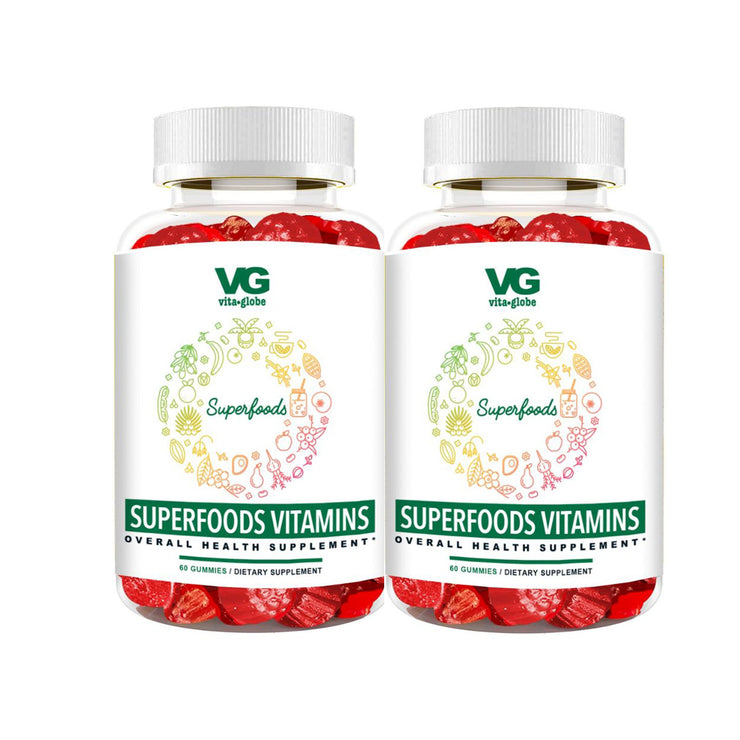 Vita Globe Super food gummy vitamins 2 pack